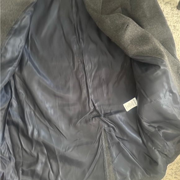 UNTUCKIT LEON WOOL TOP COAT CHARCOAL GREY NWT - Picture 6 of 11